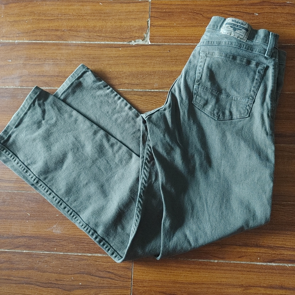Men's Olive Drab Jeans
